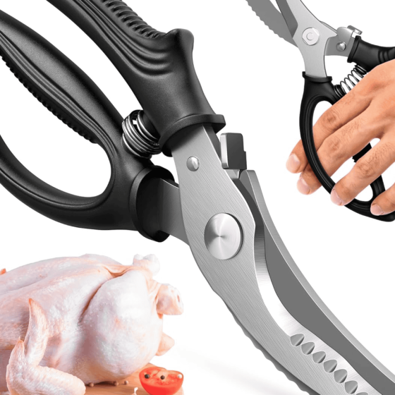 Edge Spring-Loaded Poultry Shears