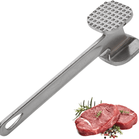 Tender Solid Steel Meat Mallet