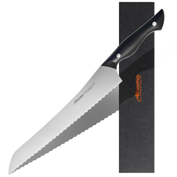 Aihomo 25.4 cm Offset Serrated Bread Knife