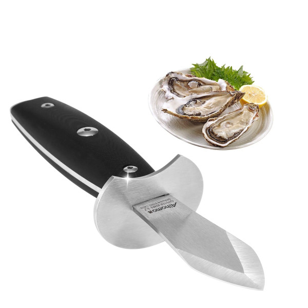 Aihomo 3.2-Inch Oyster Knife with Pakkawood Handle