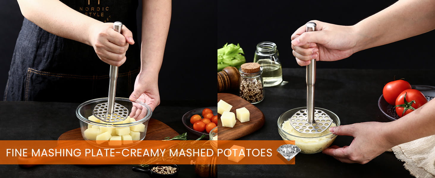 Aihomo 316L Stainless Steel Potato Masher — detail image 2