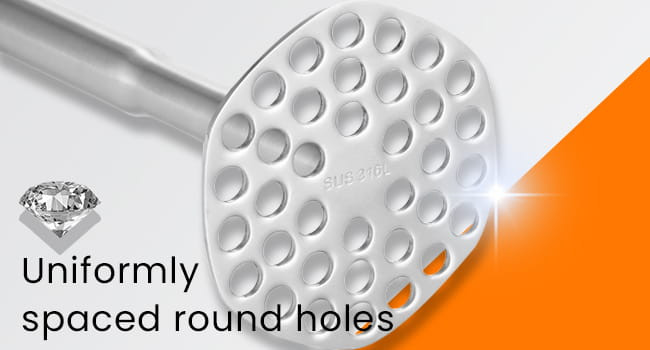 Aihomo 316L Stainless Steel Potato Masher — detail image 3