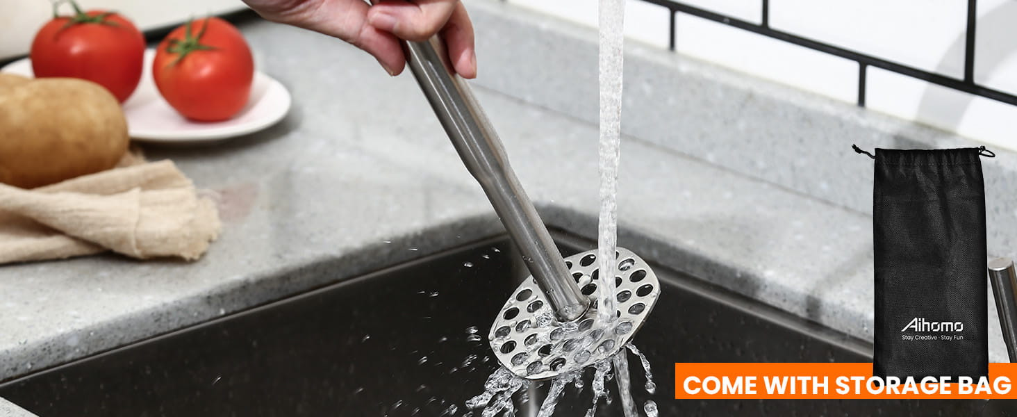 Aihomo 316L Stainless Steel Potato Masher — detail image 7
