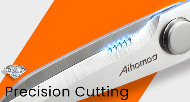 Aihomo Detachable Kitchen Shears with Herb Stripper — detail image 3