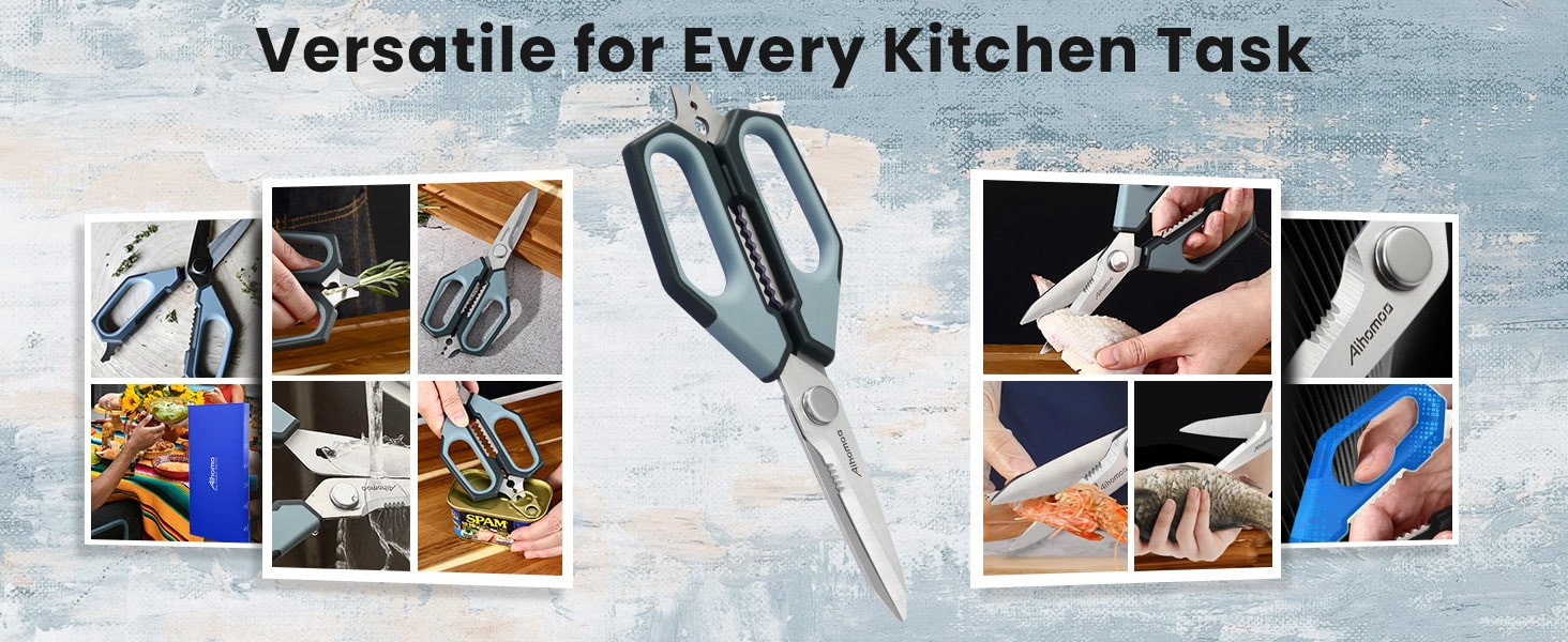 Aihomo Detachable Kitchen Shears with Herb Stripper — detail image 6