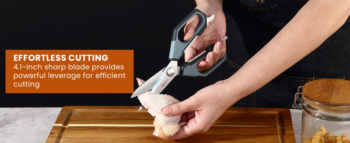 Aihomo Detachable Kitchen Shears with Herb Stripper — detail image 8