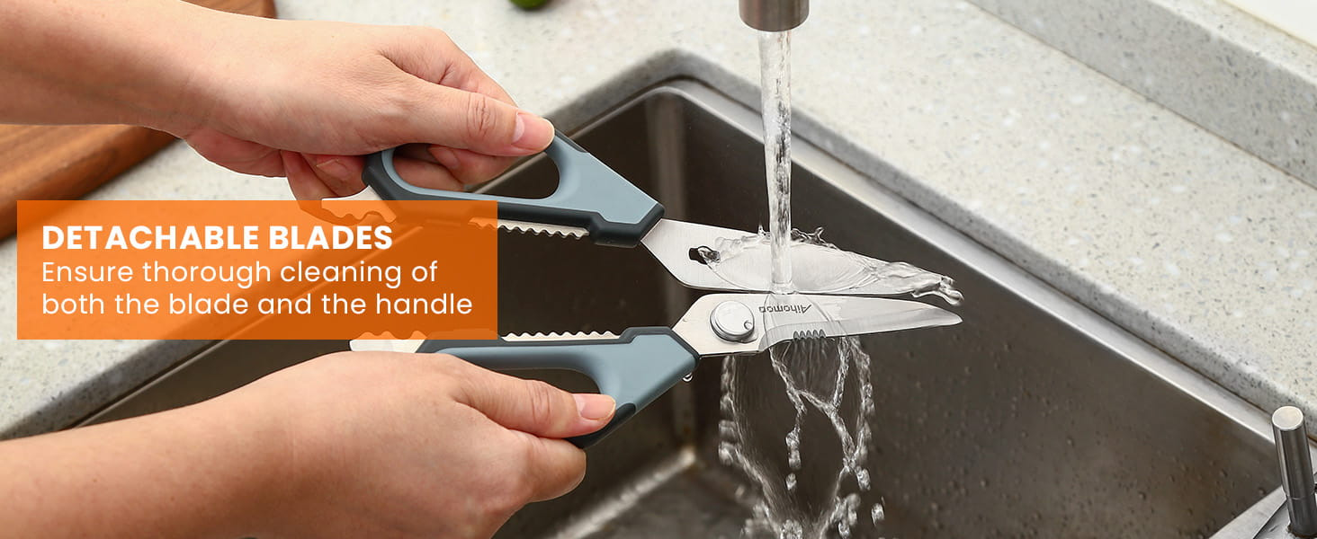 Aihomo Detachable Kitchen Shears with Herb Stripper — detail image 9