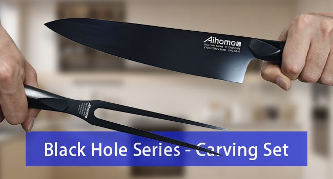 Aihomo 2-Piece Carving Knife and Fork Set — detail image 10