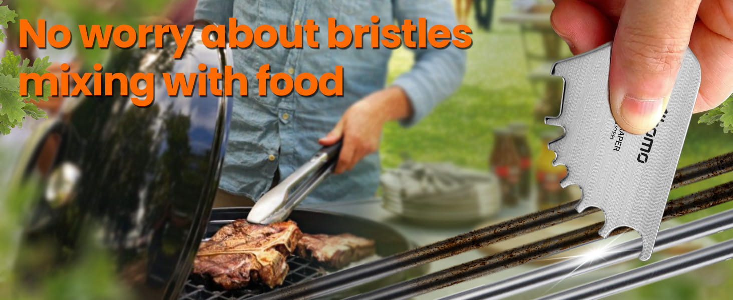 Aihomo Bristle-Free Stainless Steel Grill Scraper — detail image 7