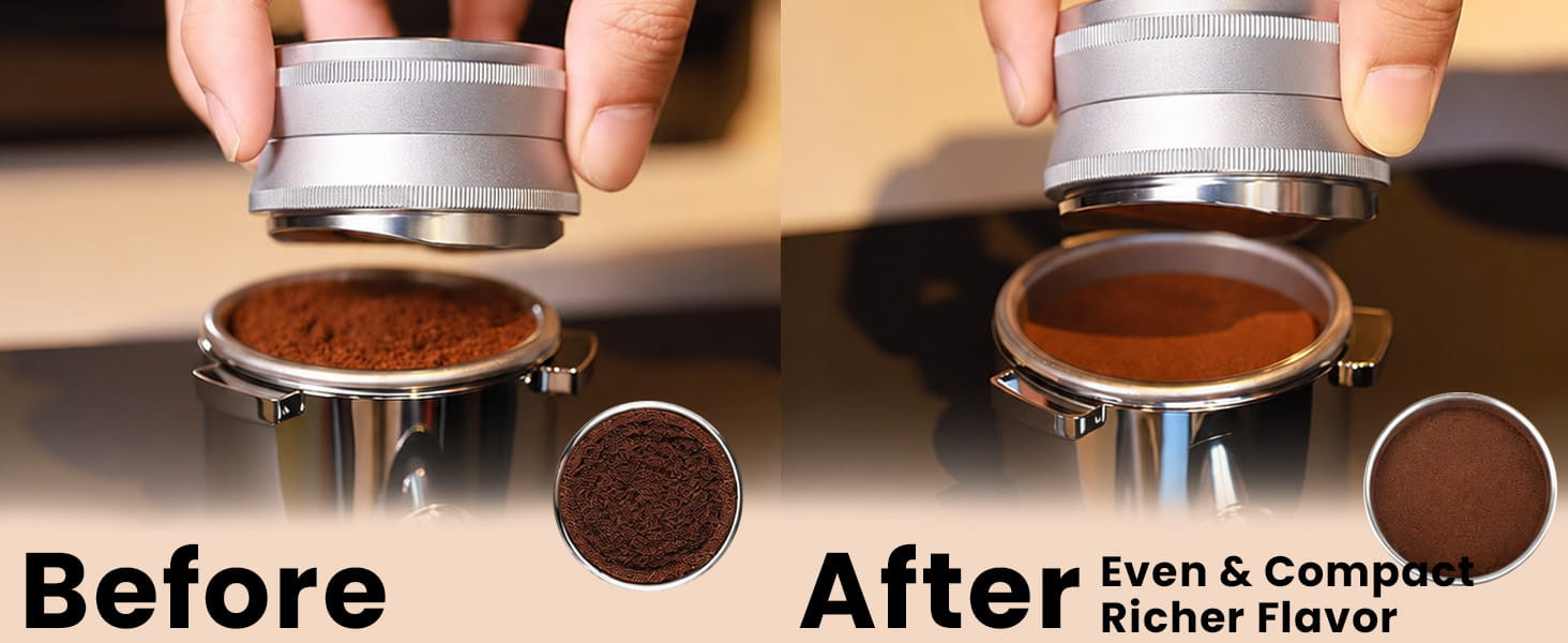 Aihomo 53.3 mm 2-in-1 Coffee Distributor and Tamper — detail image 1