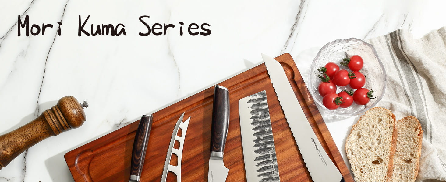Aihomo 5.5-Inch Offset Serrated Cheese Knife — detail image 10