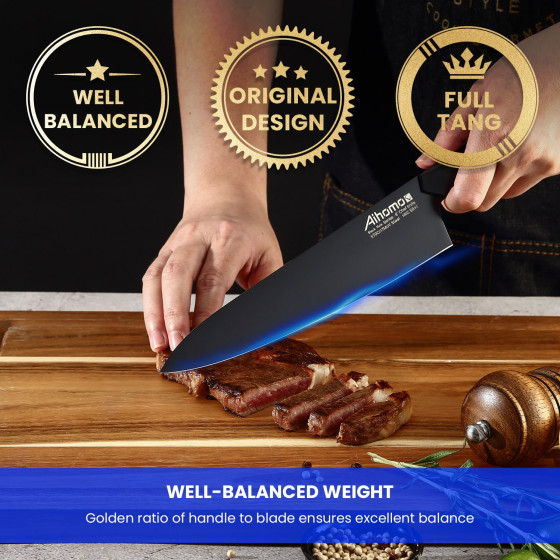 Aihomo Black Hole 8-Inch Chef Knife