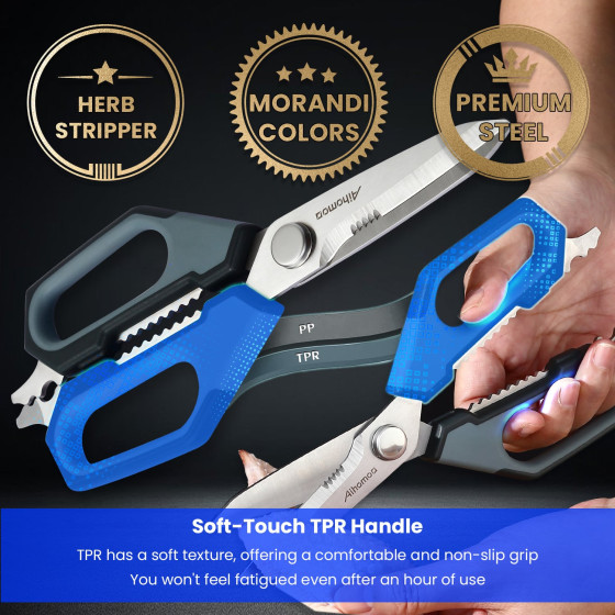 Aihomo Detachable Kitchen Shears with Herb Stripper